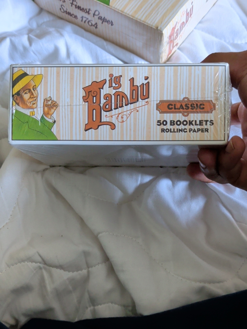 Classic Rolling Paper Booklets - Beige/Orange